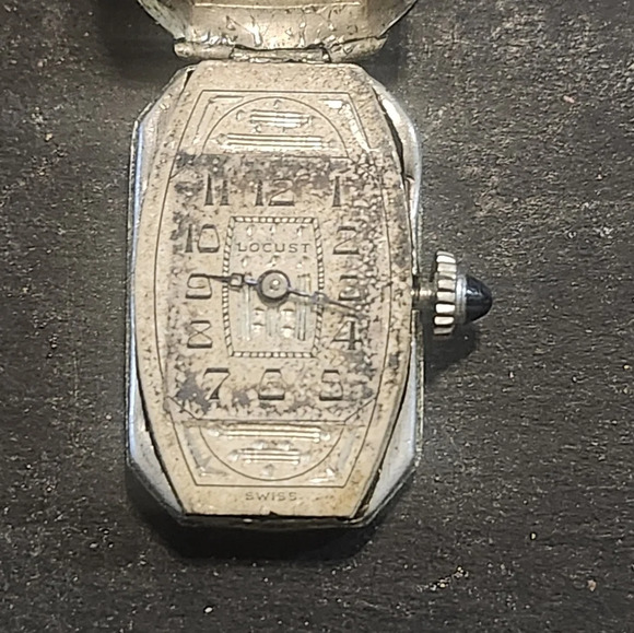 Rare Vintage 20s Locust Womens Art Deco Watch - Picture 15 of 17